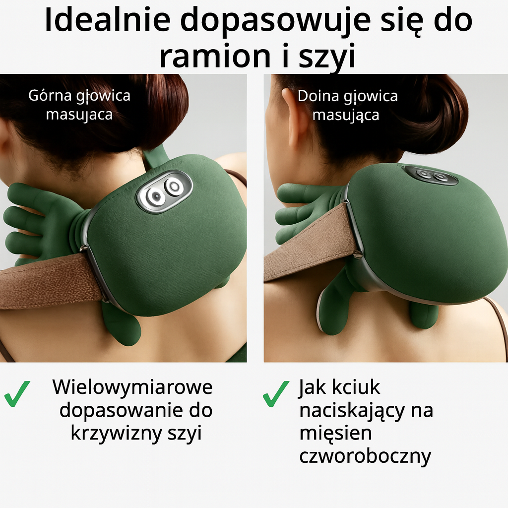 Przenośny masażer karku i pleców – Relaksujący