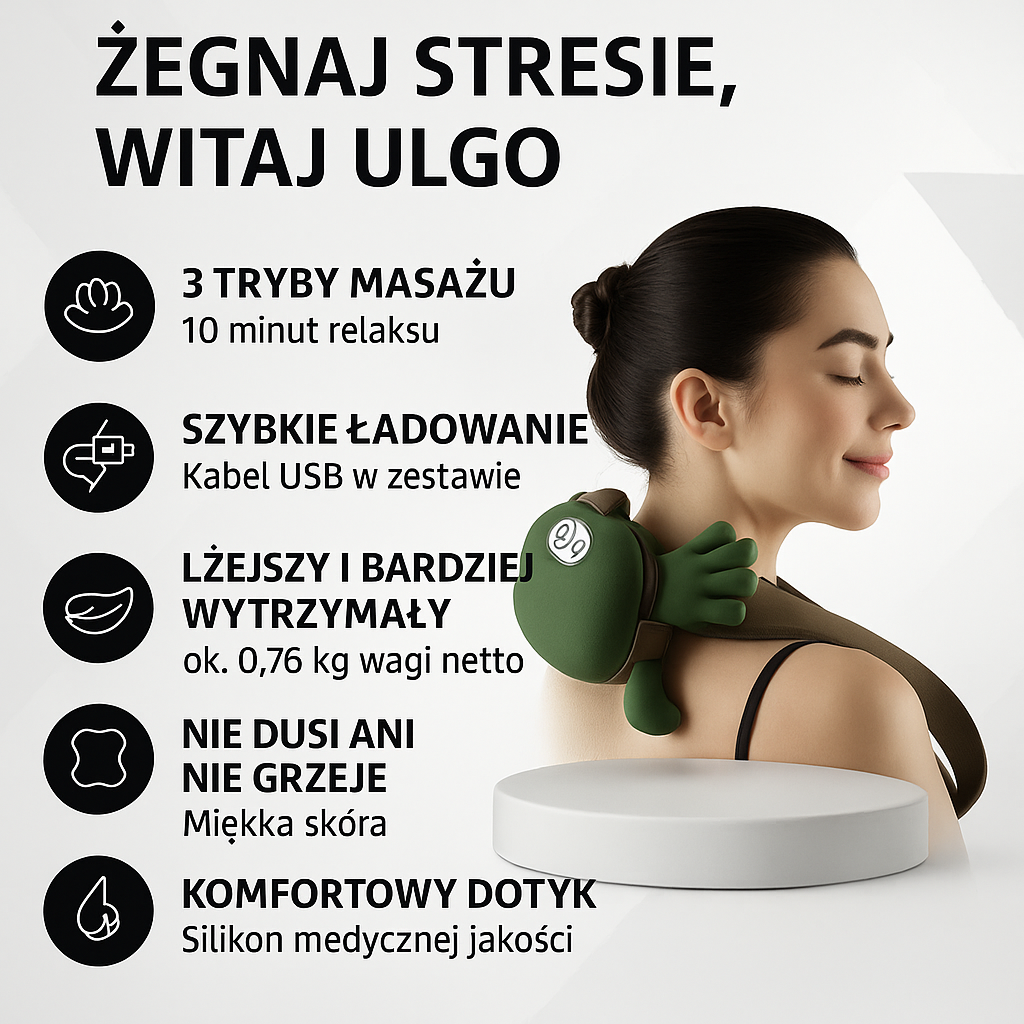 Przenośny masażer karku i pleców – Relaksujący